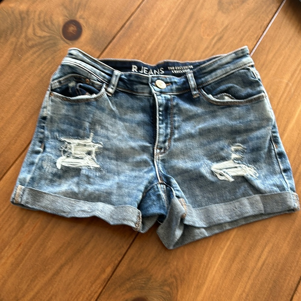 Denim shorts